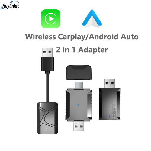 Wireless Carplay/Android Auto CP/AA 2 in 1  Adapter
